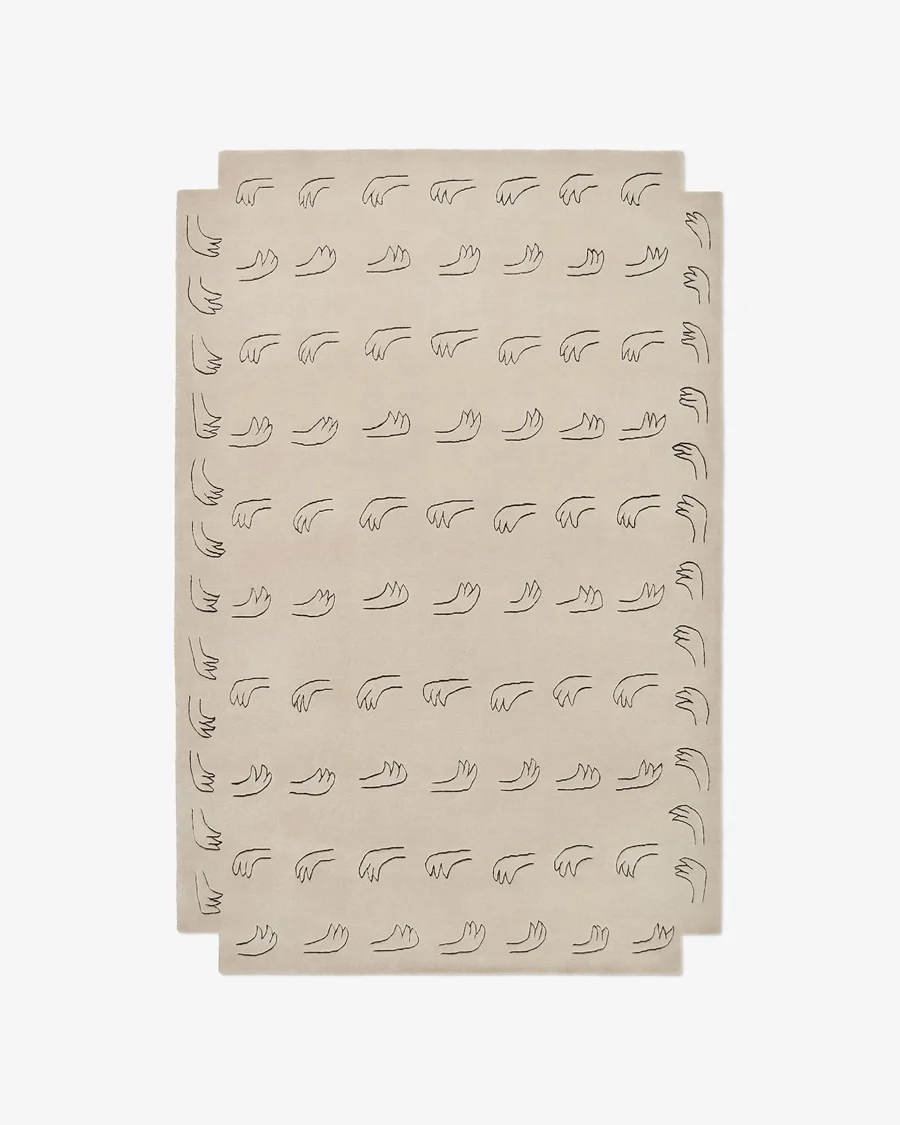Gesture Biscuit wool rug