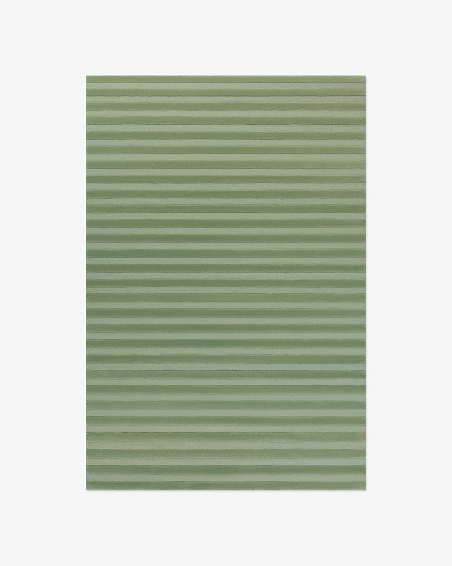 Strata Spruce wool rug