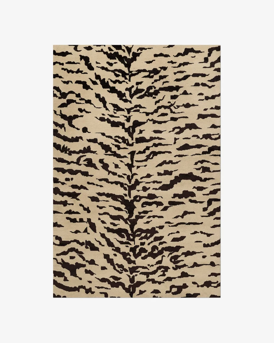 Wildline Umber wool rug