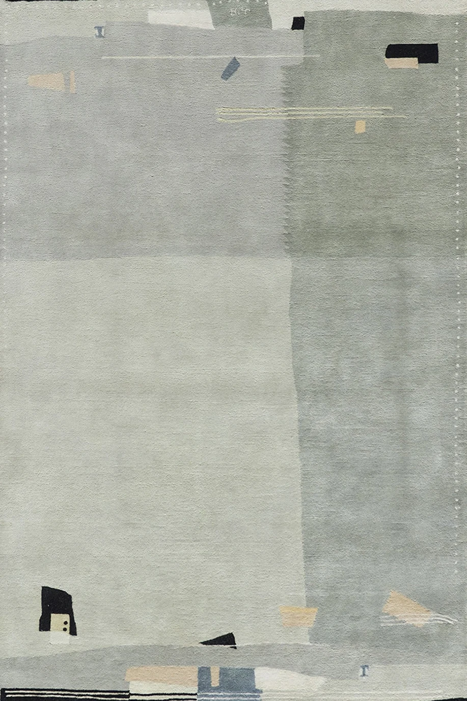 Shoreline Study 01 art rug