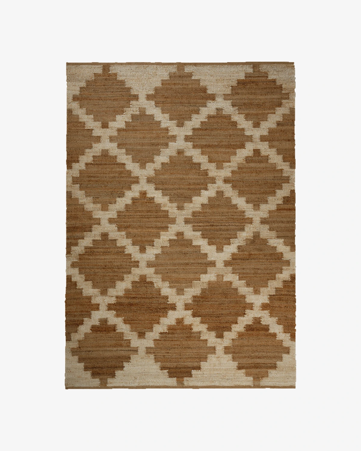 Diamond Weft Umber luxury rug design