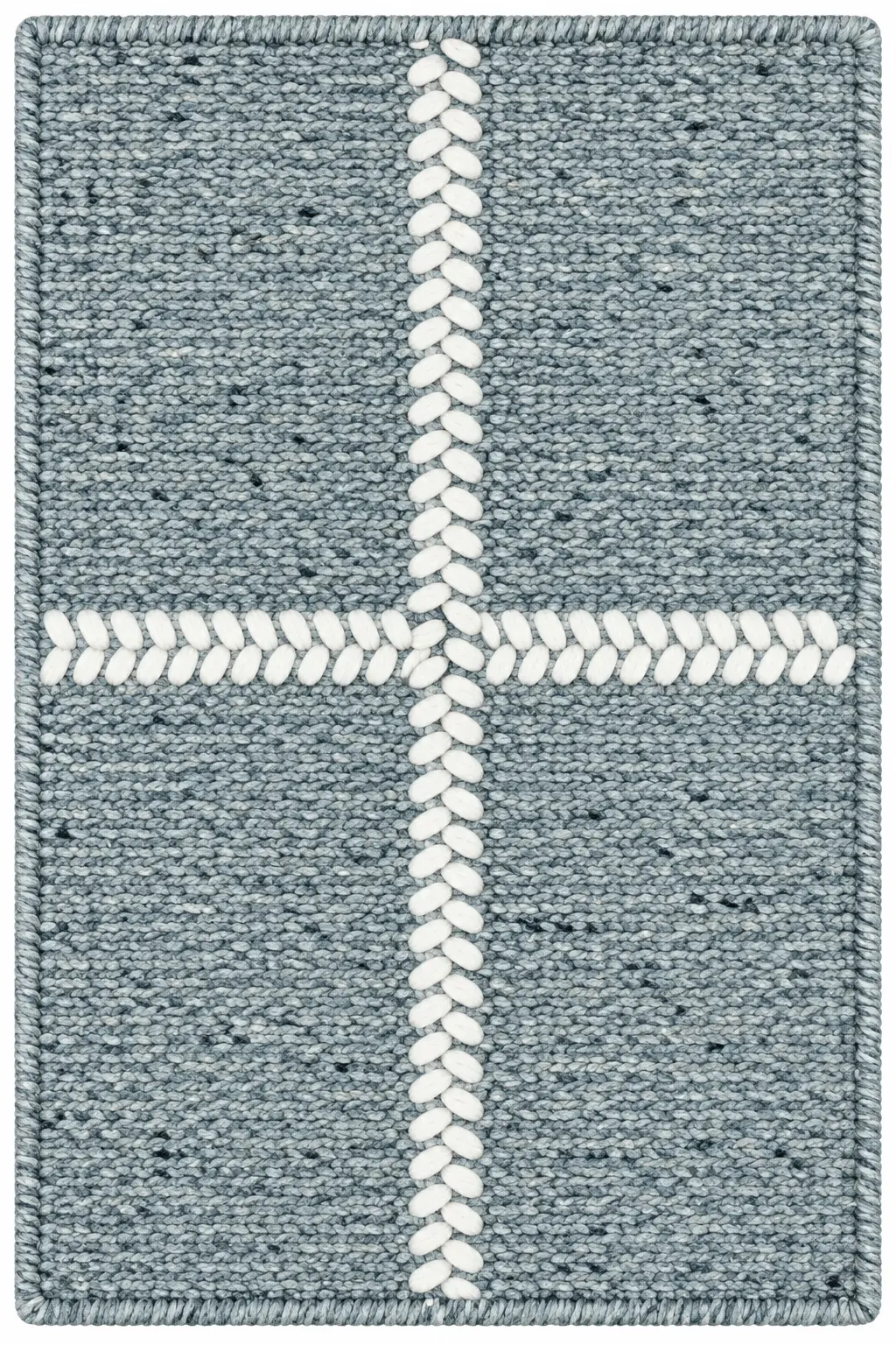Plus Stitch Slate luxury rug design
