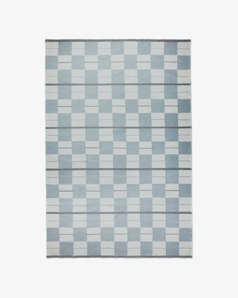 Harbour Stripe Azure luxury rug design