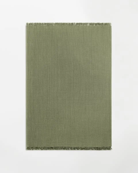 Rill Olive luxury rug design