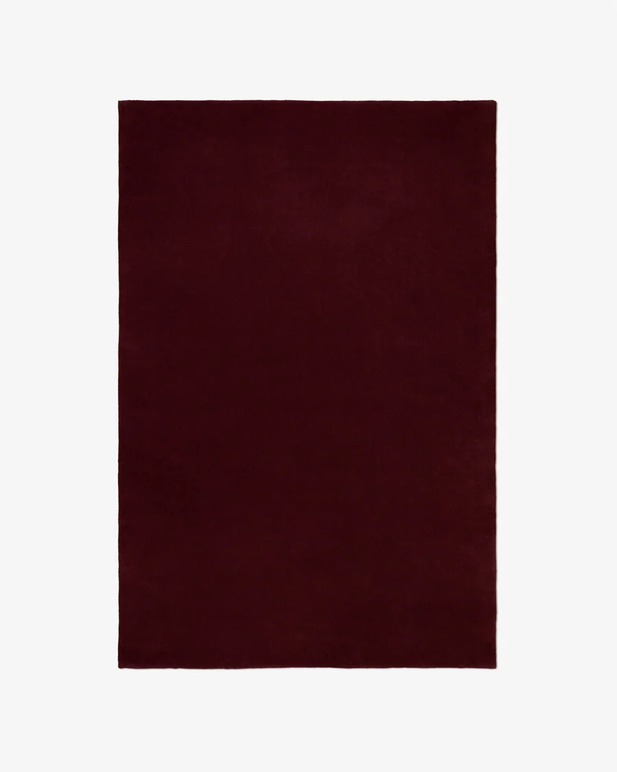 Velvet Claret wool rug
