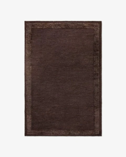 Reed Frame Espresso luxury rug design