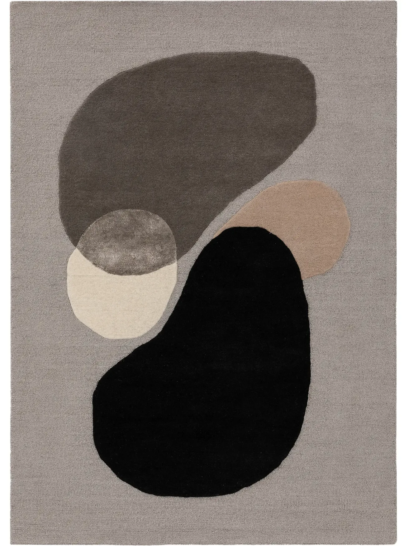 Chromatic Prism Ash luxury rug design