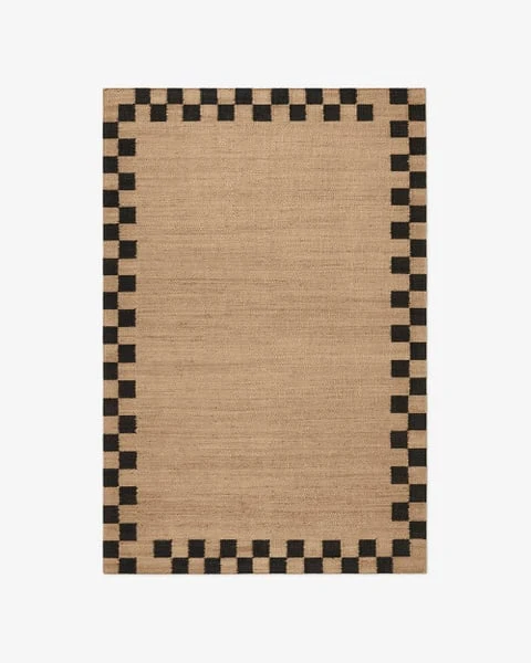 Reed Edge Ink luxury rug design