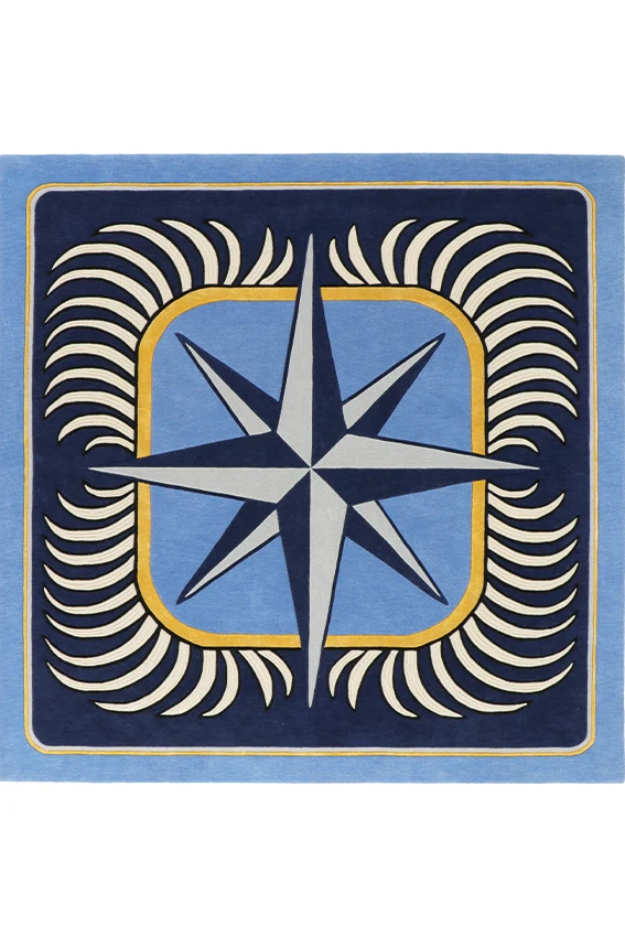 Linear Field 01 art rug