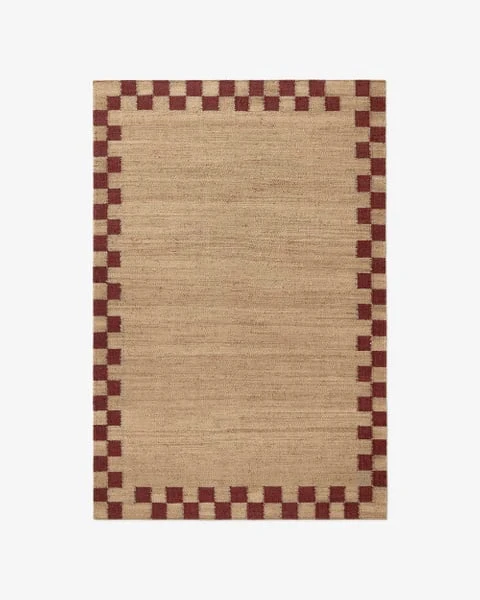 Reed Edge Ruby luxury rug design