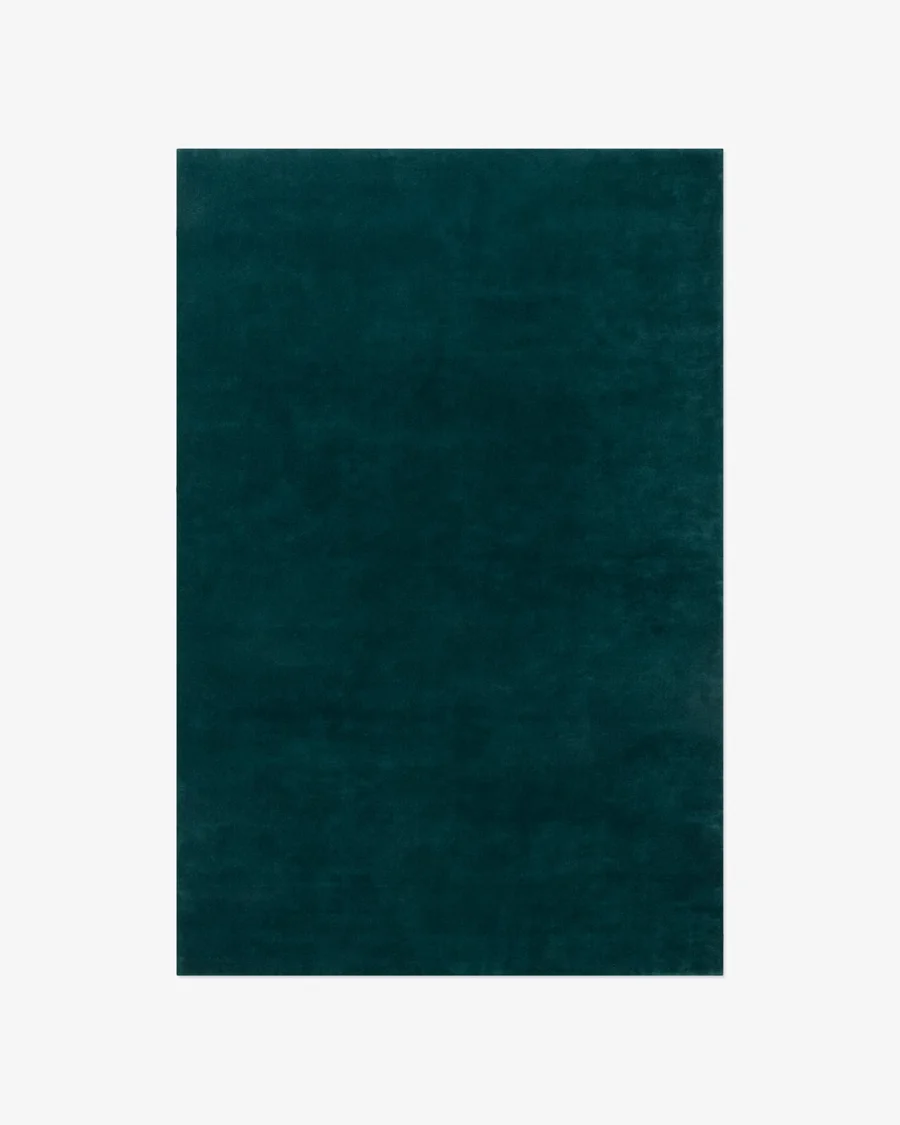 Velvet Malachite wool rug