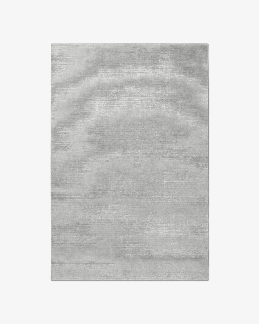 Strata Ash wool rug