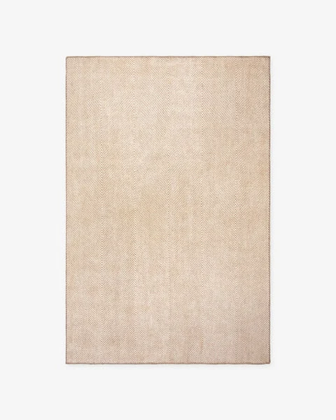 Reed Chevron Natural Ivory luxury rug design