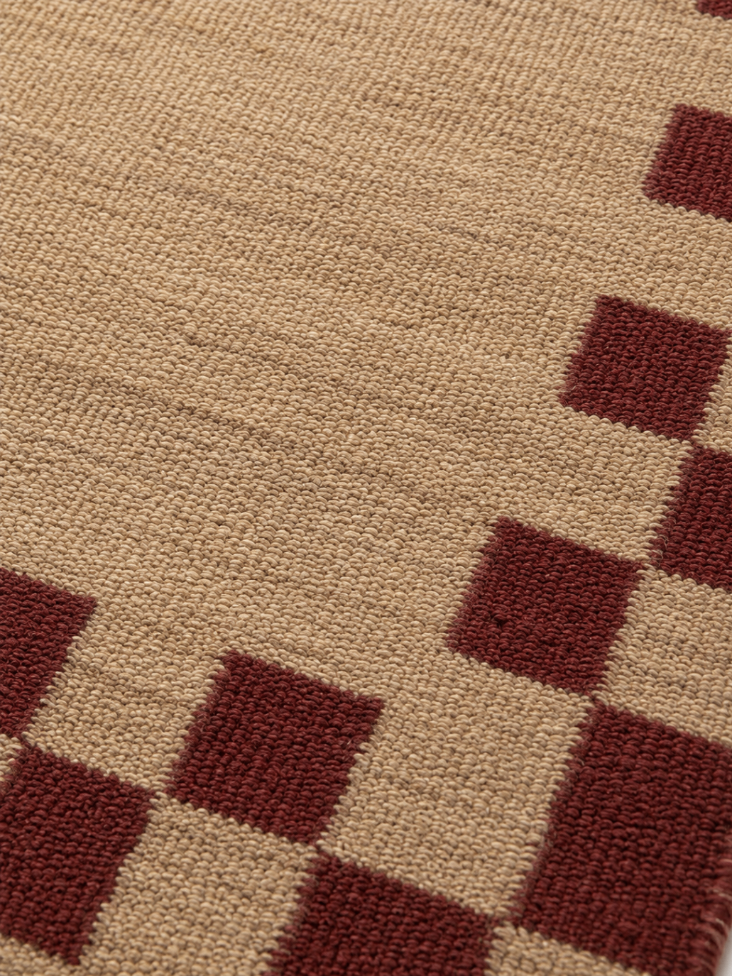 Bugundy Check Rug Checkerboard Border Burgundy Rug | The Rug Office