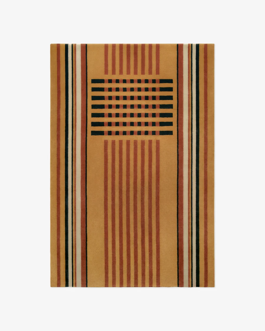 Promenade Saffron wool rug