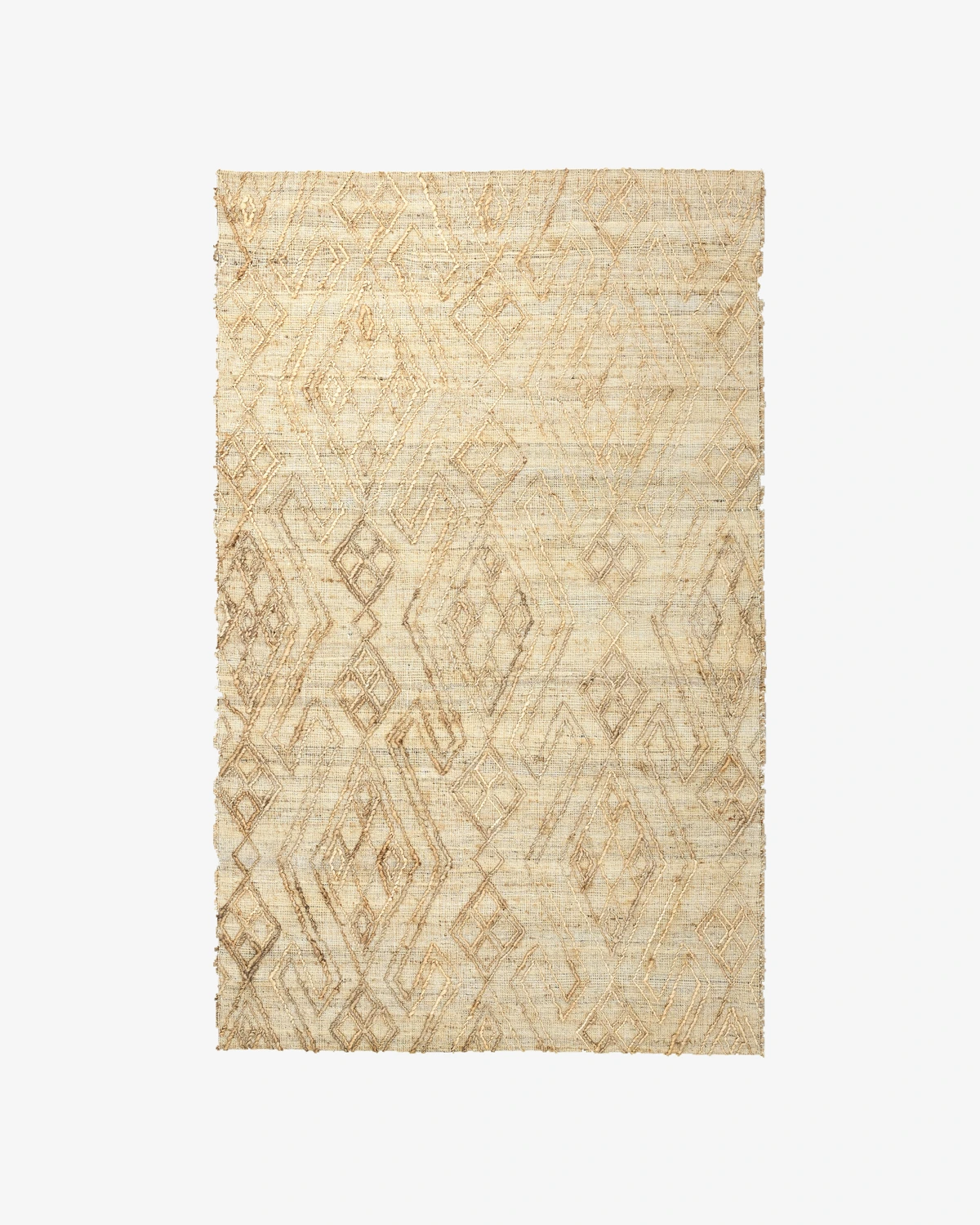 Lattice Weft Flax luxury rug design