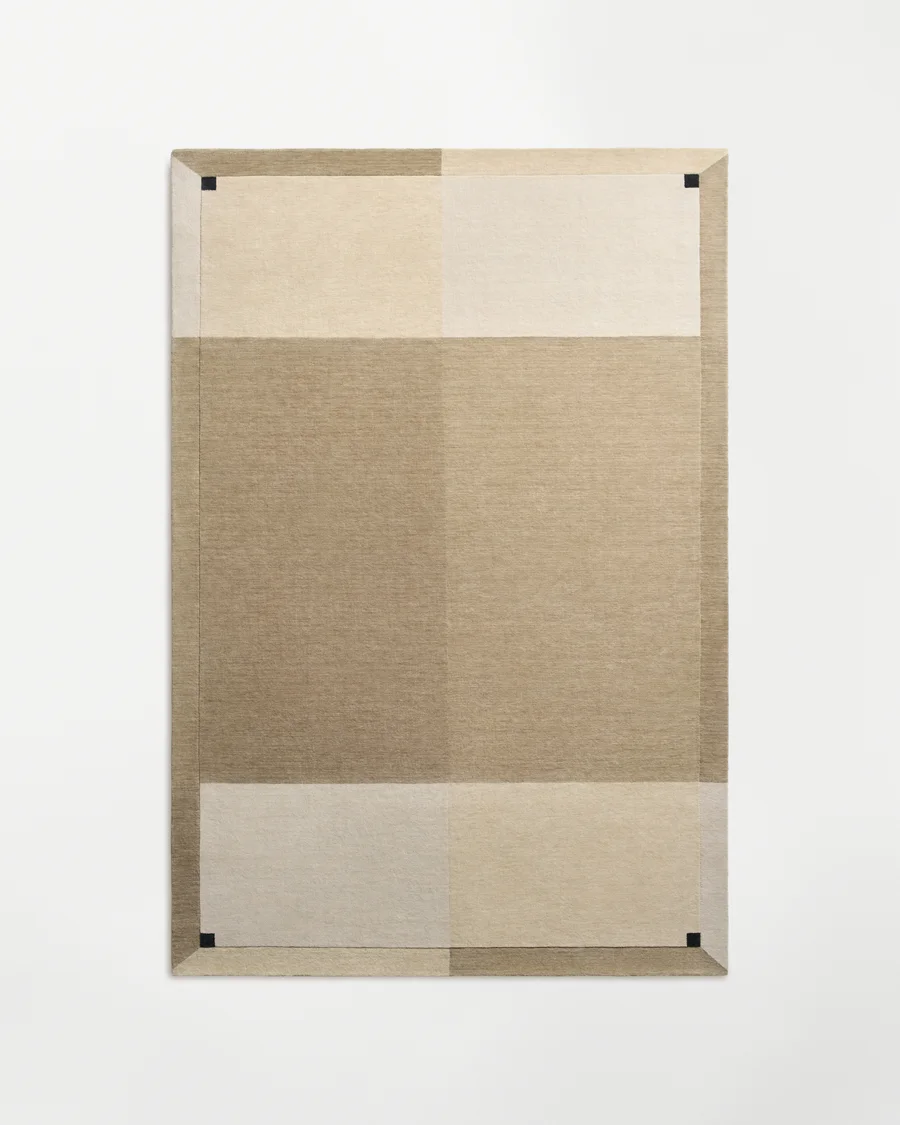 Folio Flax wool rug