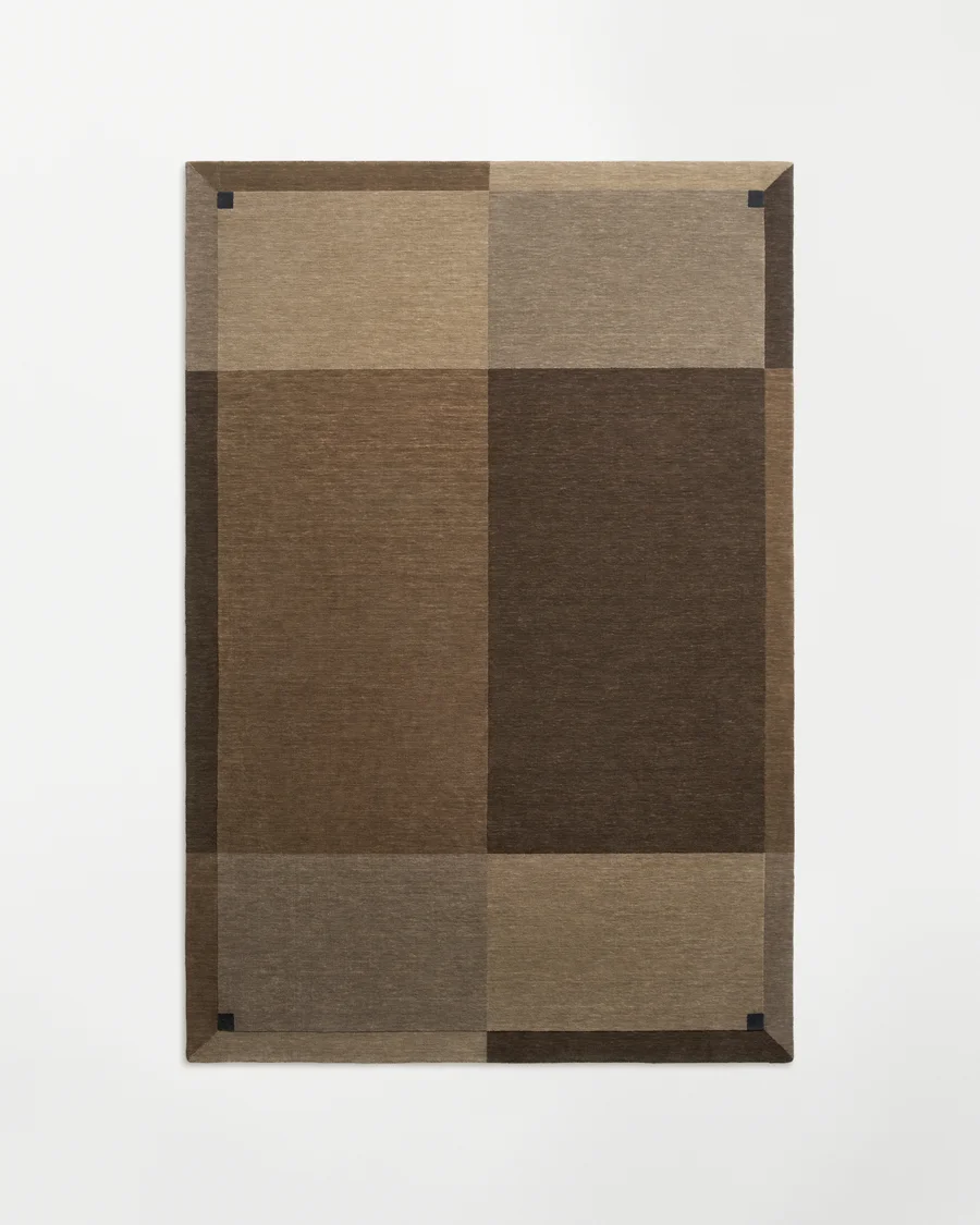 Folio Coffee wool rug