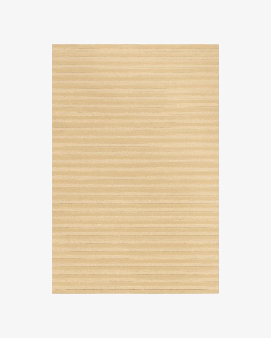 Strata Apricot wool rug