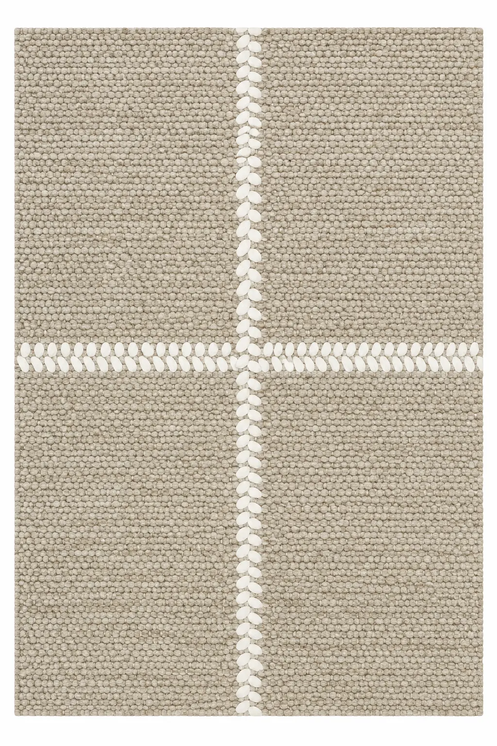 Plus Stitch Sand luxury rug design