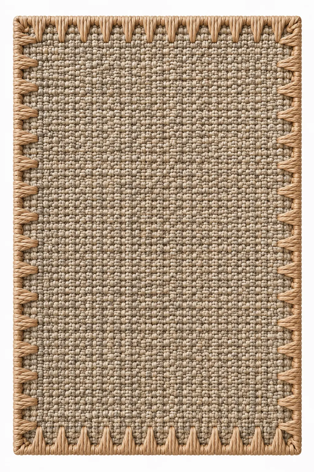 Whipstitch Oat luxury rug design