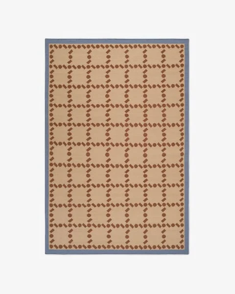 Compass Ruby Azure luxury rug design