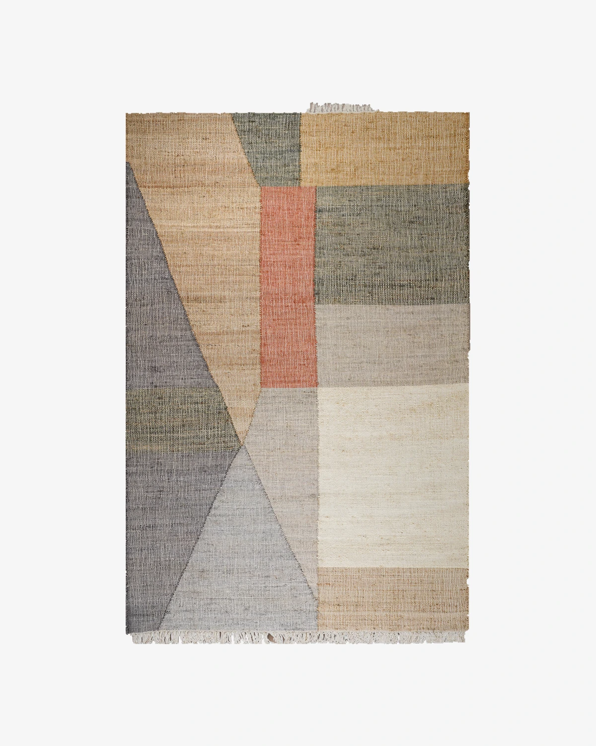 Geo Weft Multi luxury rug design