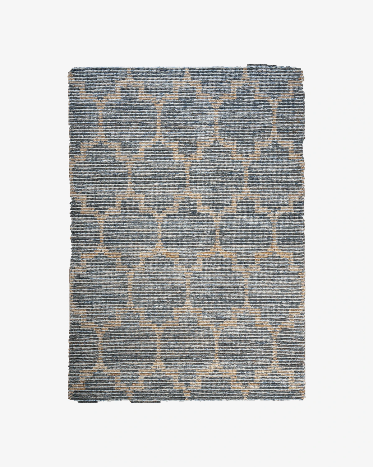 Diamond Weft Blue luxury rug design