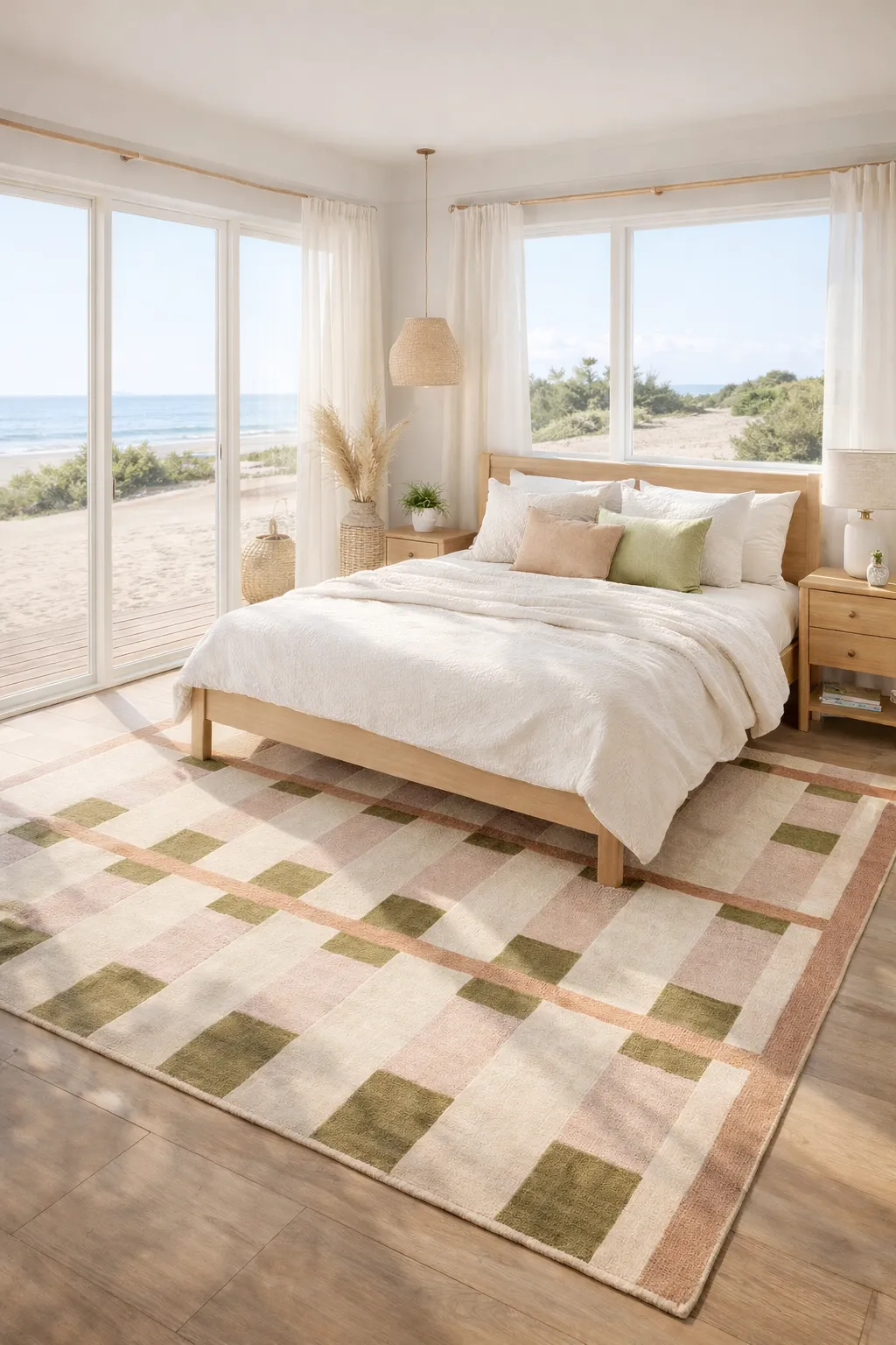 Garden Grid Rug | The Rug Office