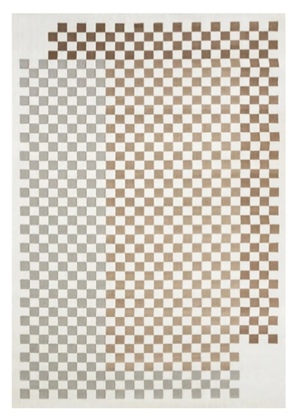 Checker Gradient luxury rug design