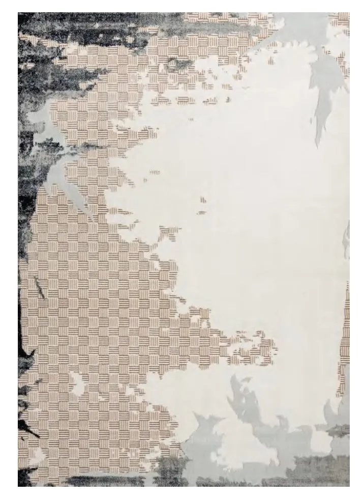 Eroded Mosaic luxury rug design