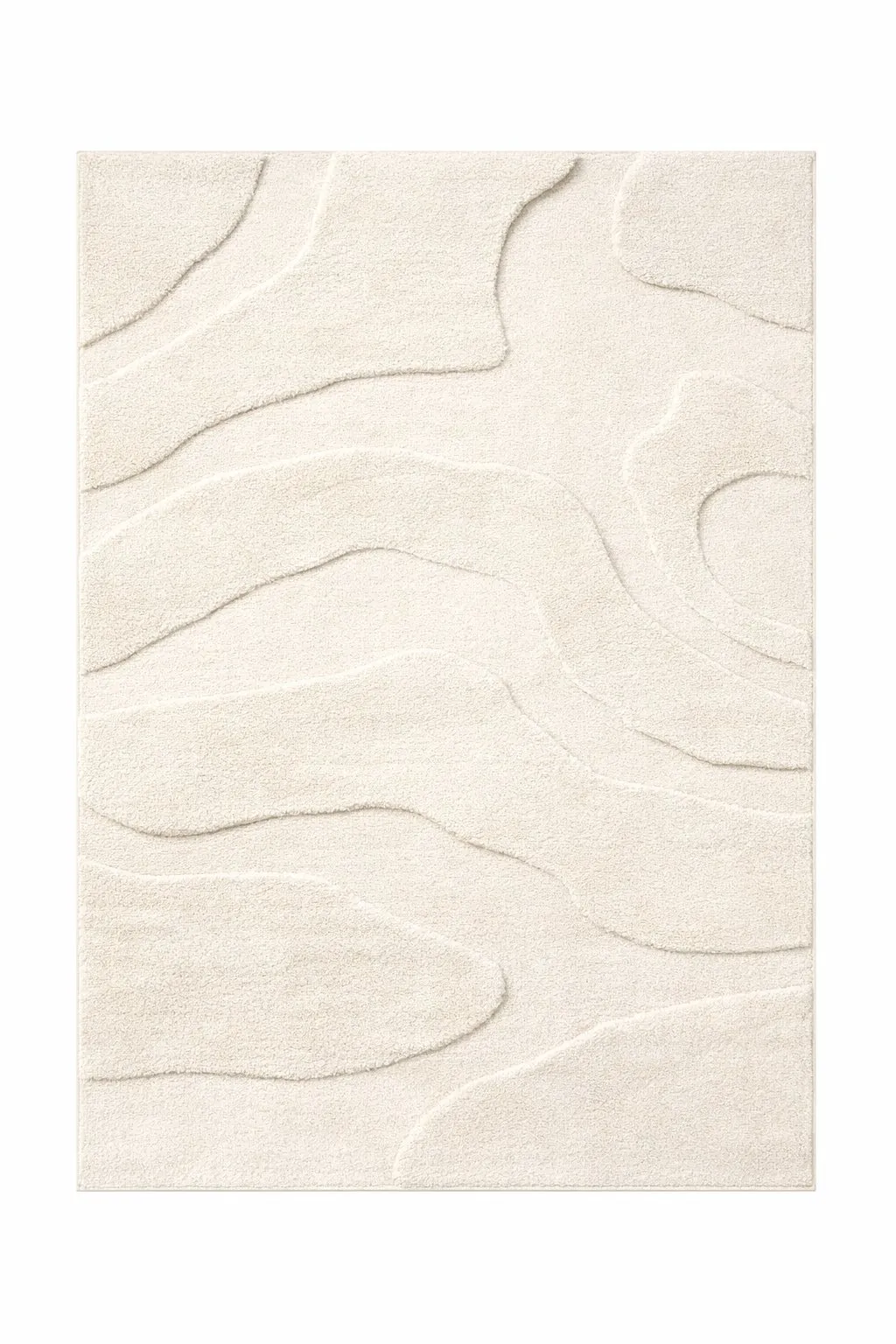 Flow Ivory luxury rug design