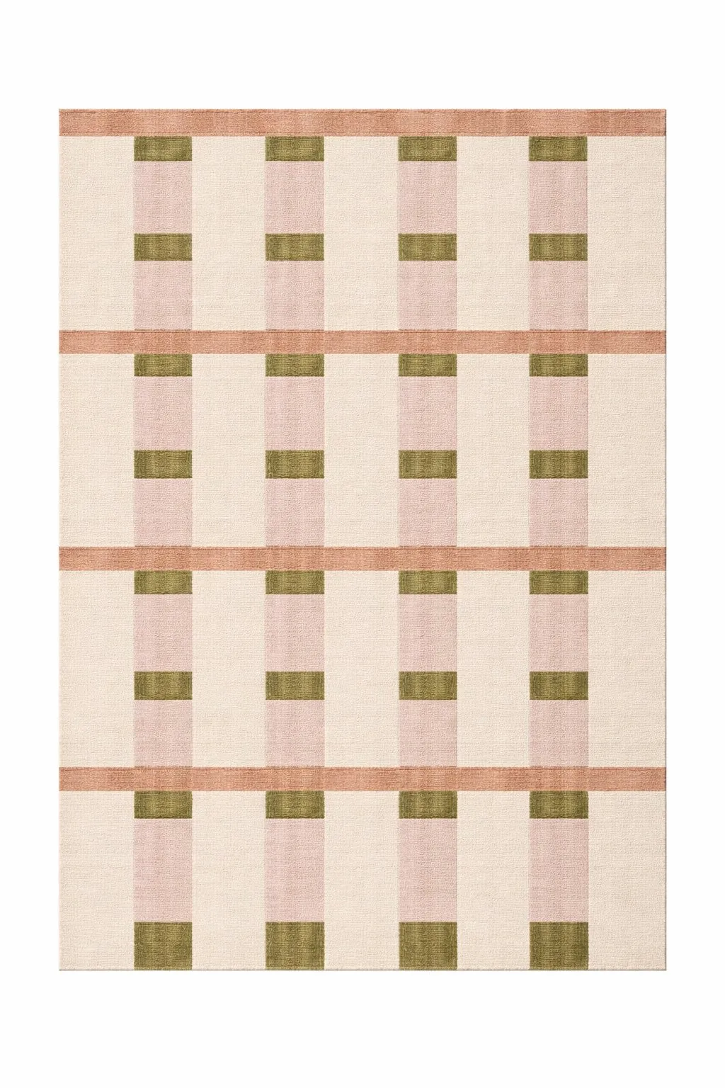 Garden Grid luxury rug design