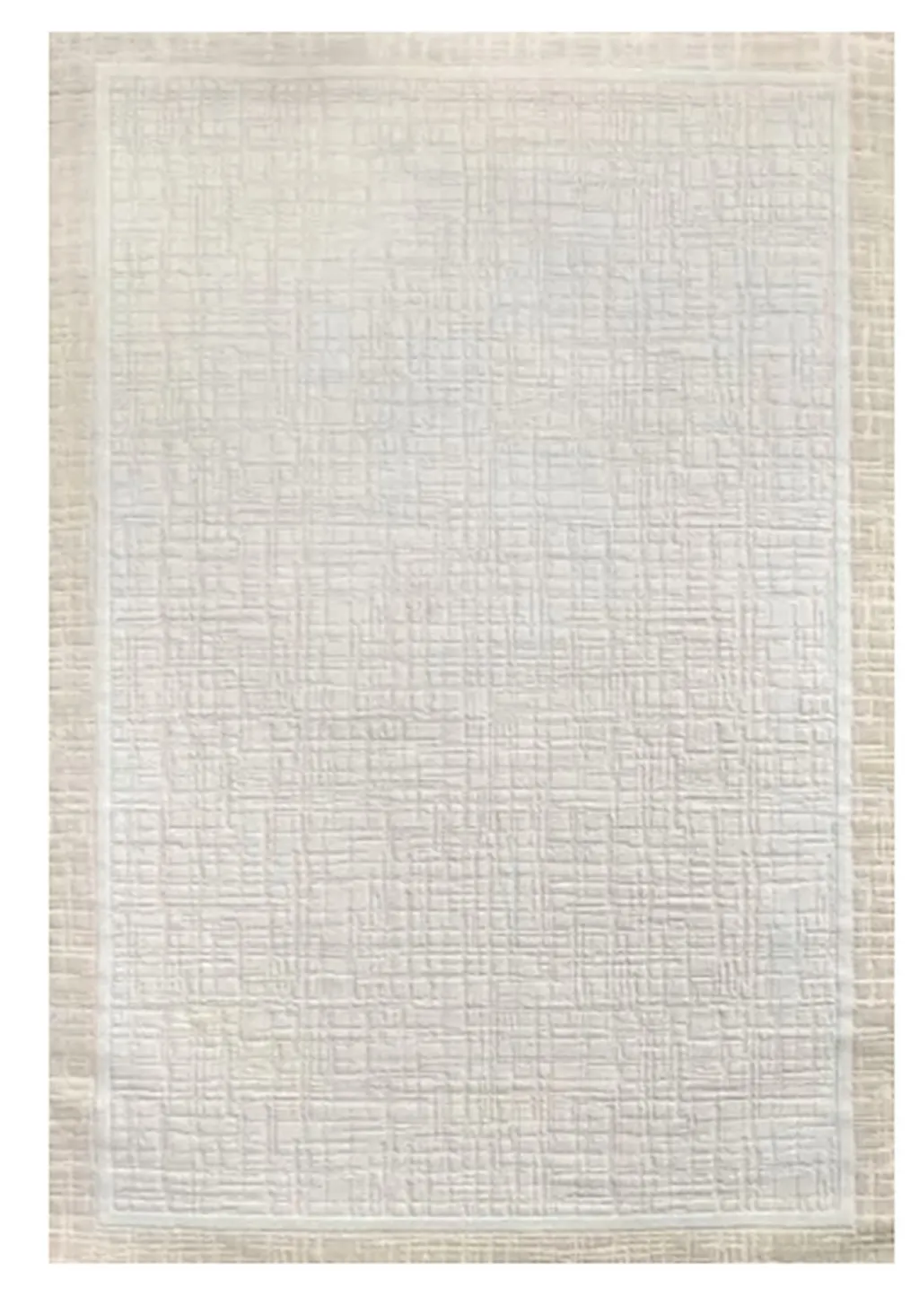 Linen Grid luxury rug design