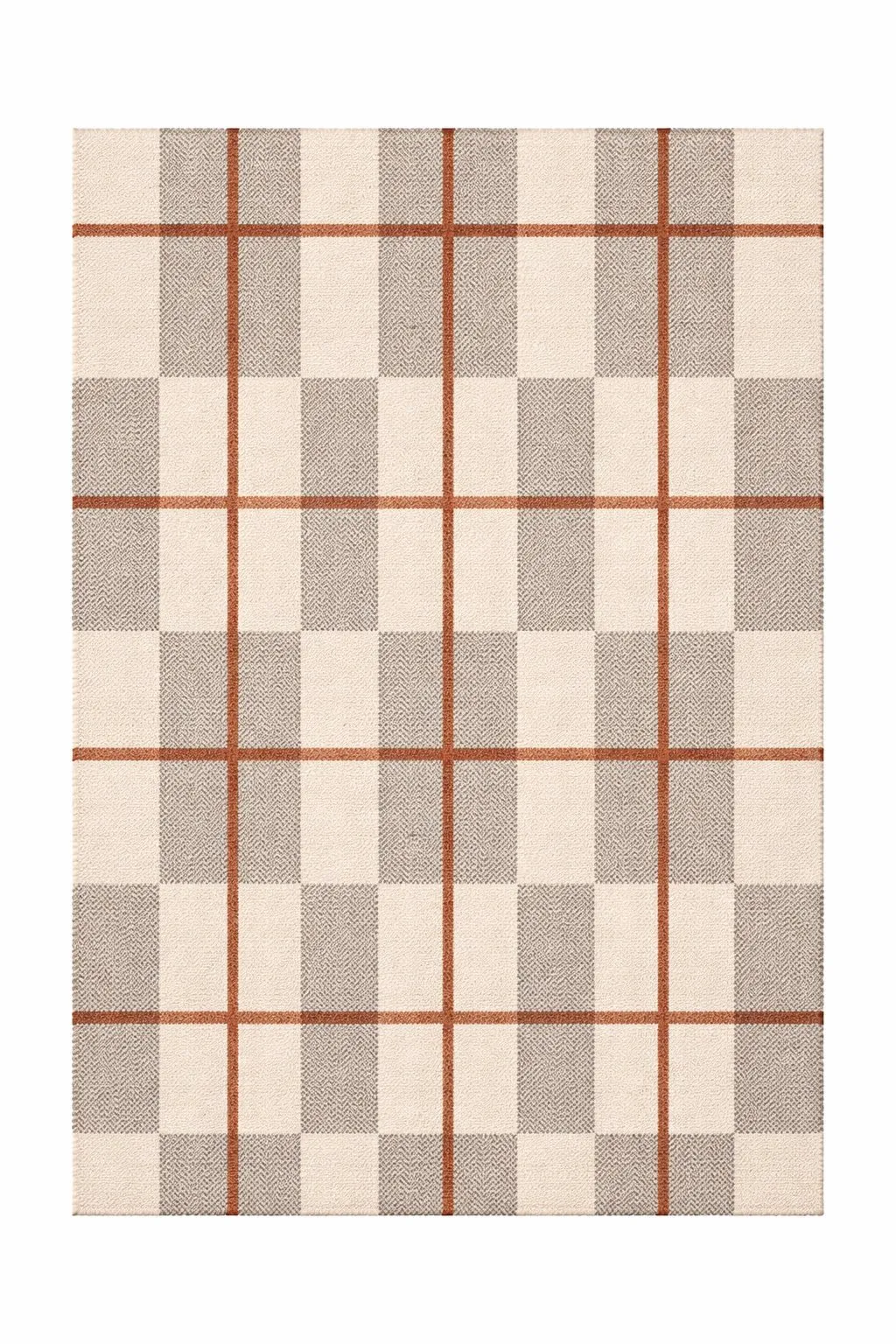 Lodge Check luxury rug design