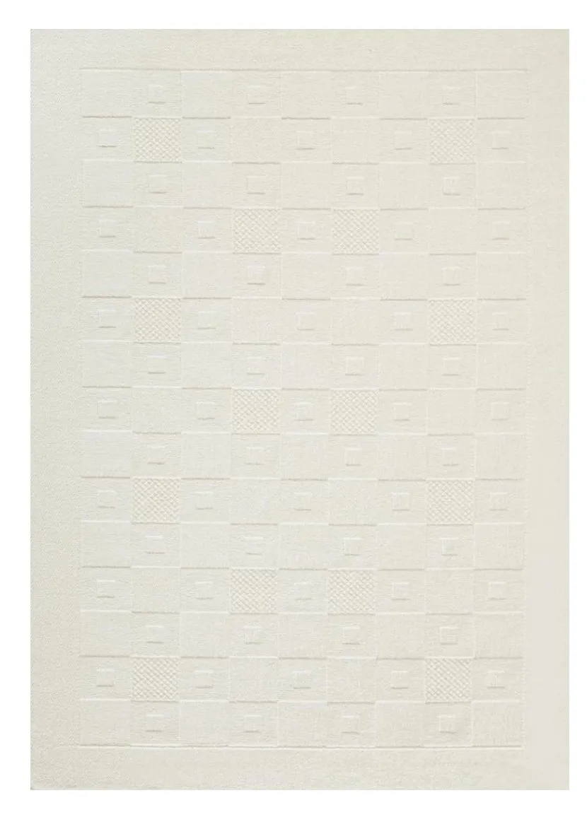 Patchwork Ivory luxury rug design