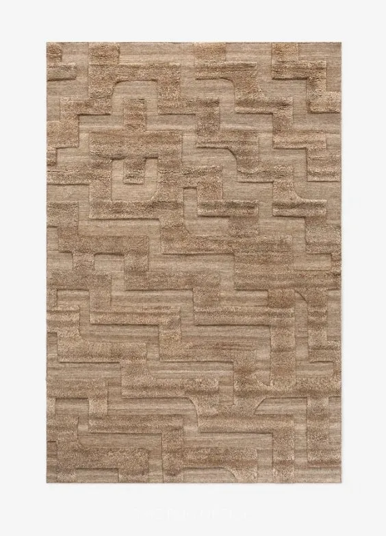 Shaggy Mocha luxury rug design