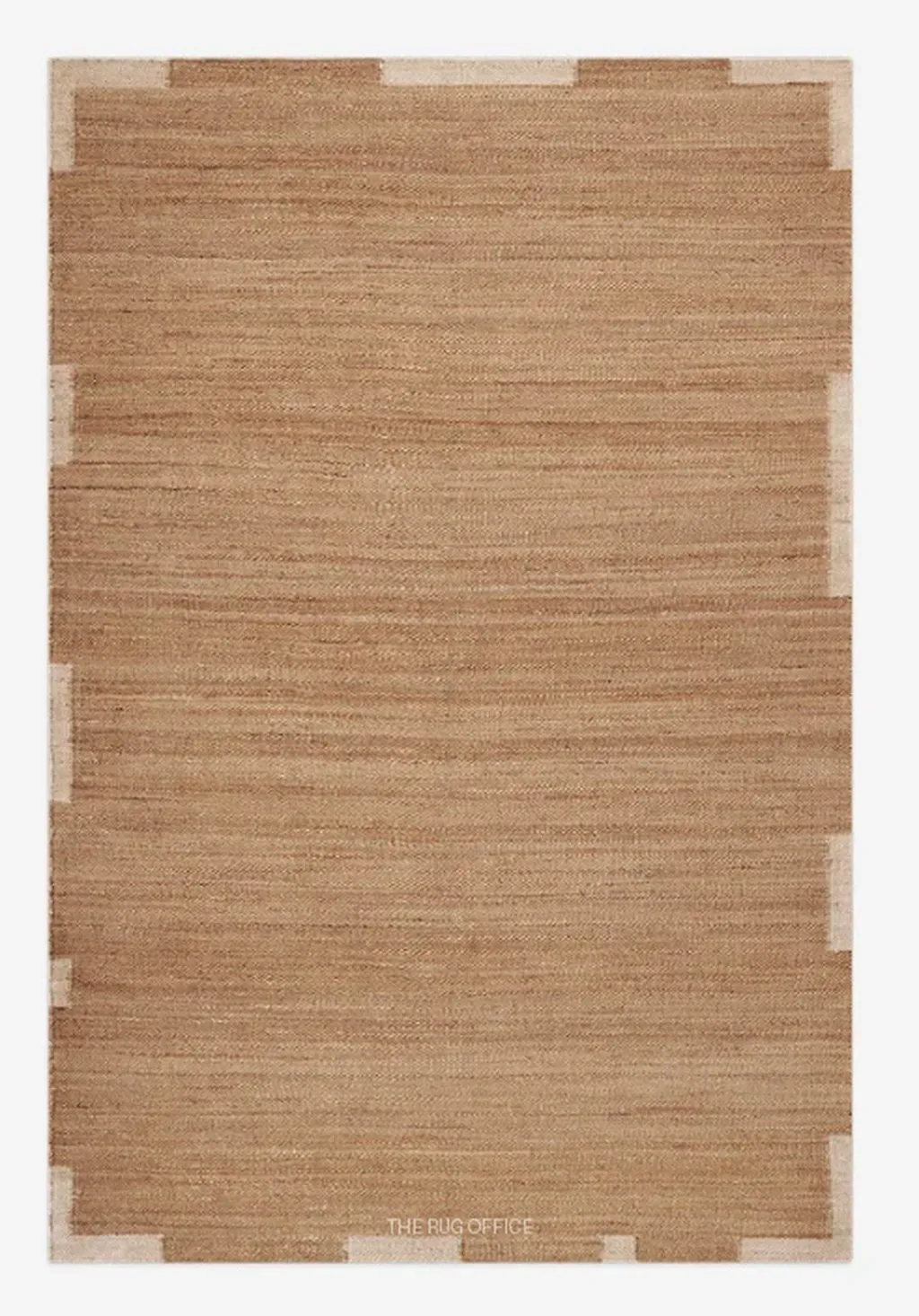 Step Border Cream luxury rug design