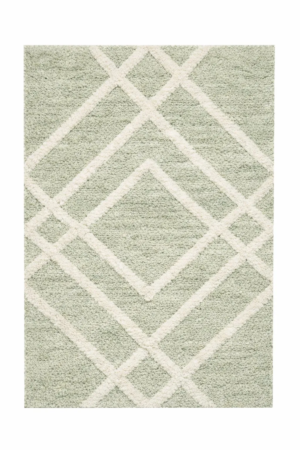 Trellis Sage luxury rug design