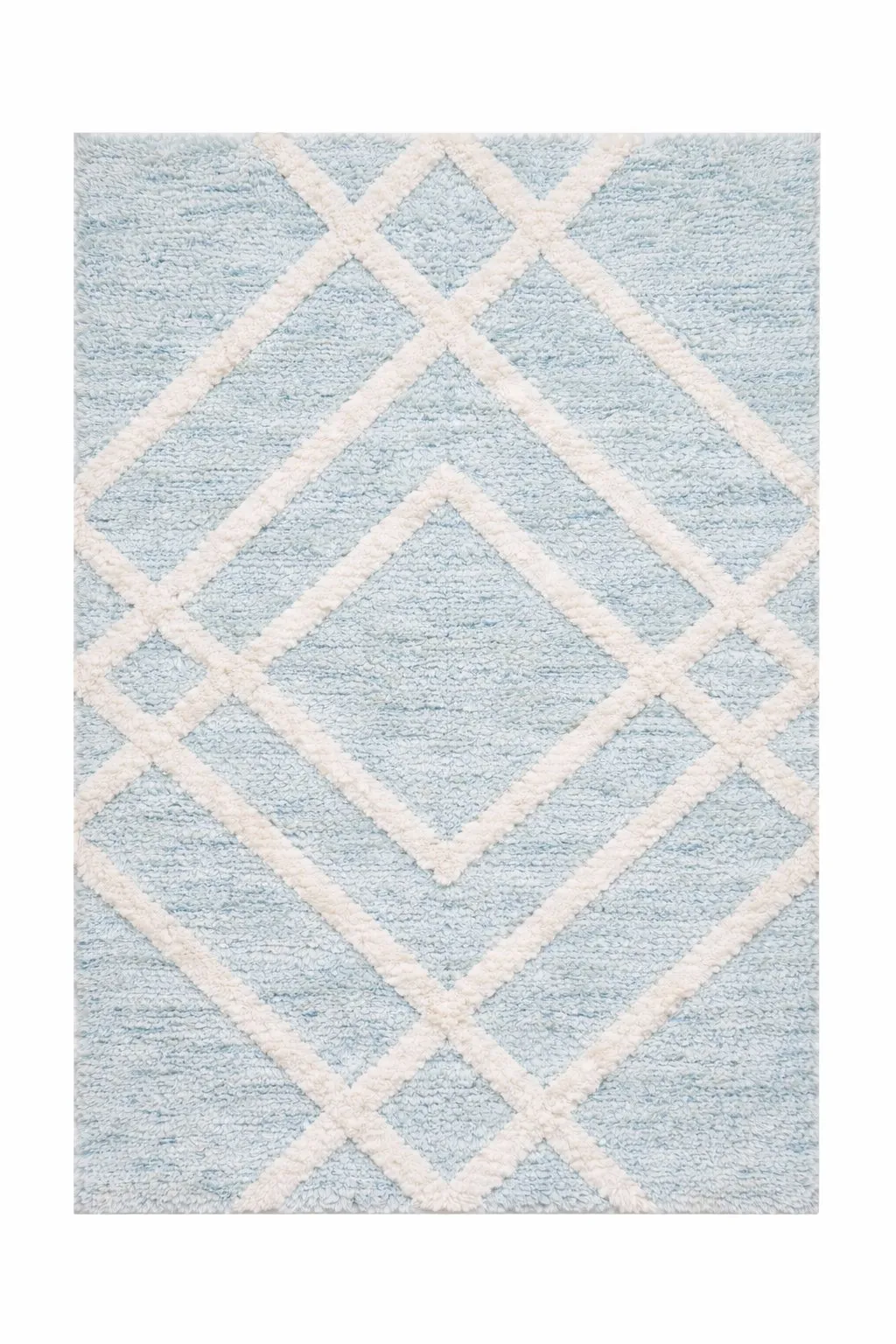 Trellis Sky luxury rug design