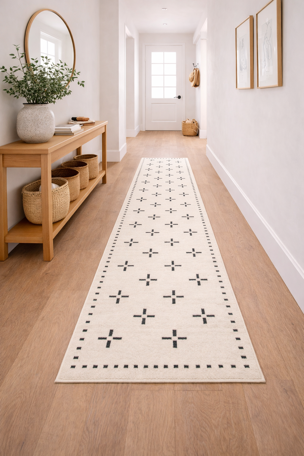 Plus Grid Rug | The Rug Office